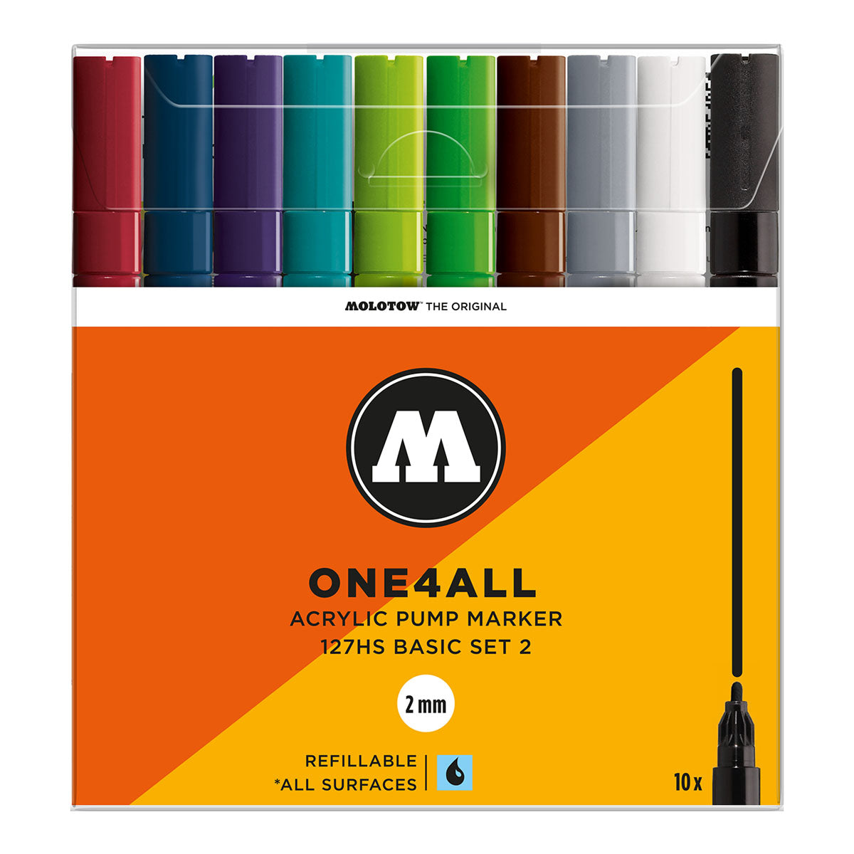 Molotow ONE4ALL 127HS 10set Basic 2