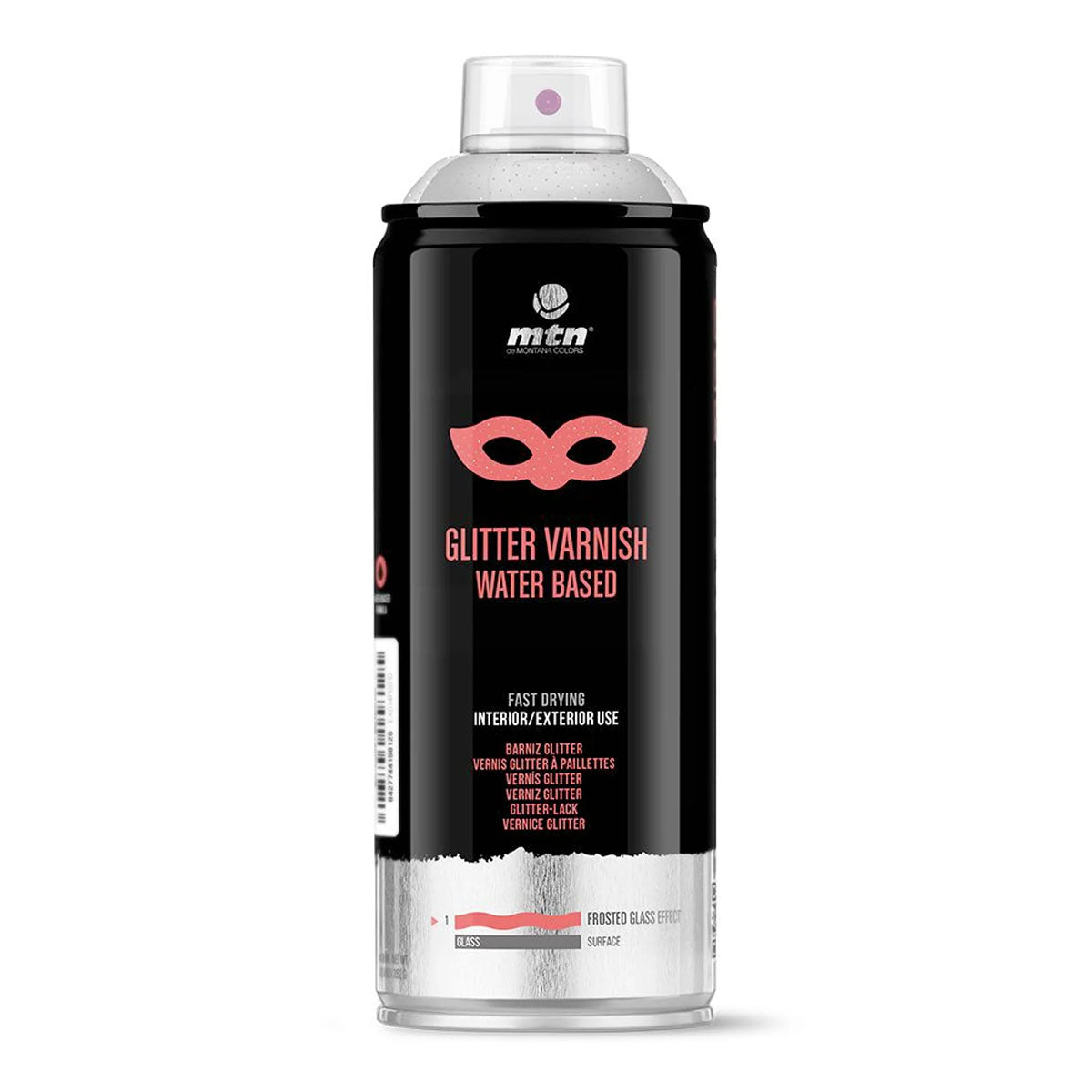 MTN PRO Glitter Spray Varnish Silver 400ml