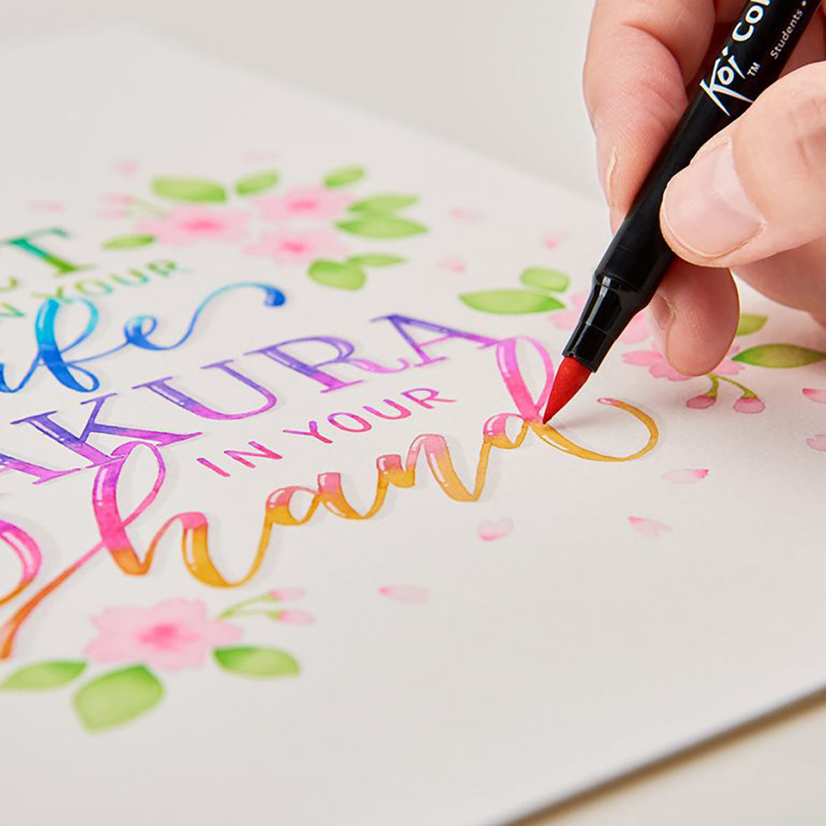 Sakura Koi Coloring Brush Pen 48 set