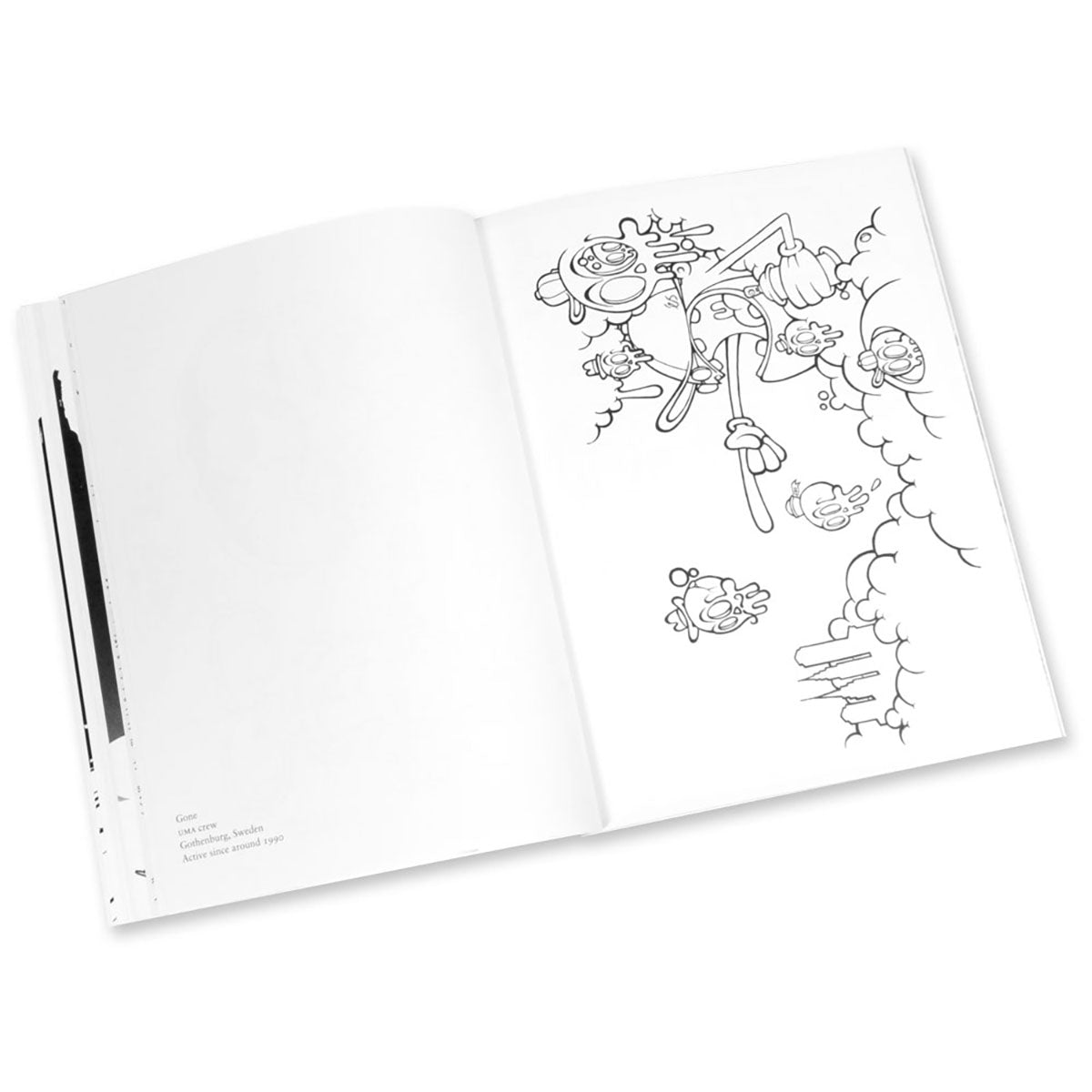 Graffiti Coloring Book #2, Characters