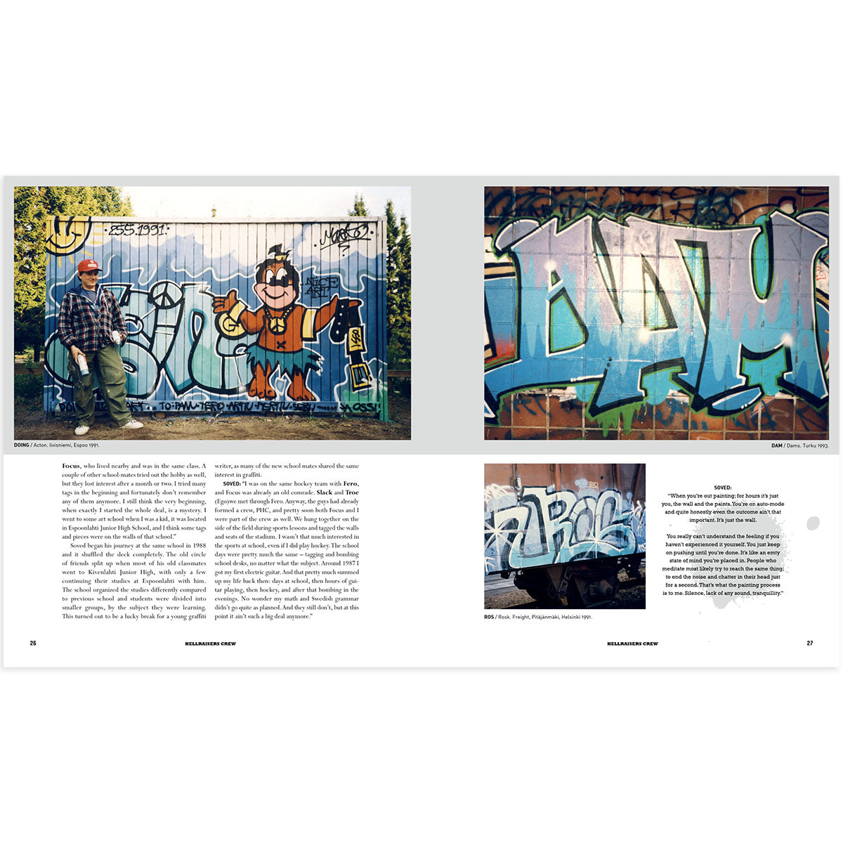 Hellraisers Crew – Graffiti From Espoo, Finland est. 1990