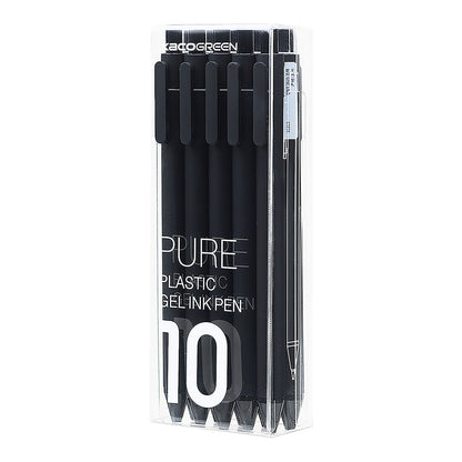 KACO Pure Soft Touch Gel Pen 0.5 mm 10 set Black