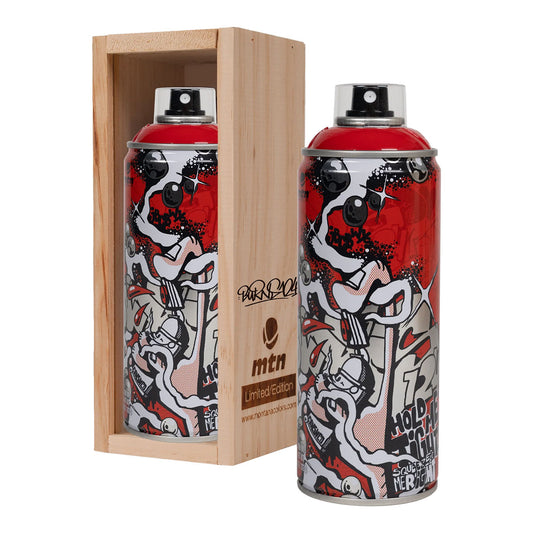 MTN Burns124 Limited Edition Spray Paint 400ml, Vivid Red