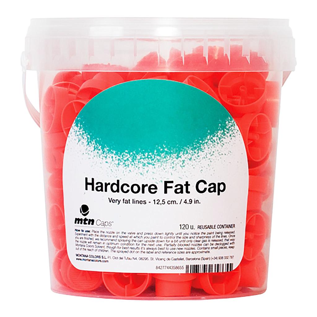 MTN Hardcore Fat Cap Bucket, 120 Caps