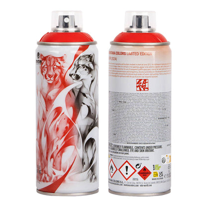 MTN Satr Limited Edition Spray Paint 400ml, Light Red