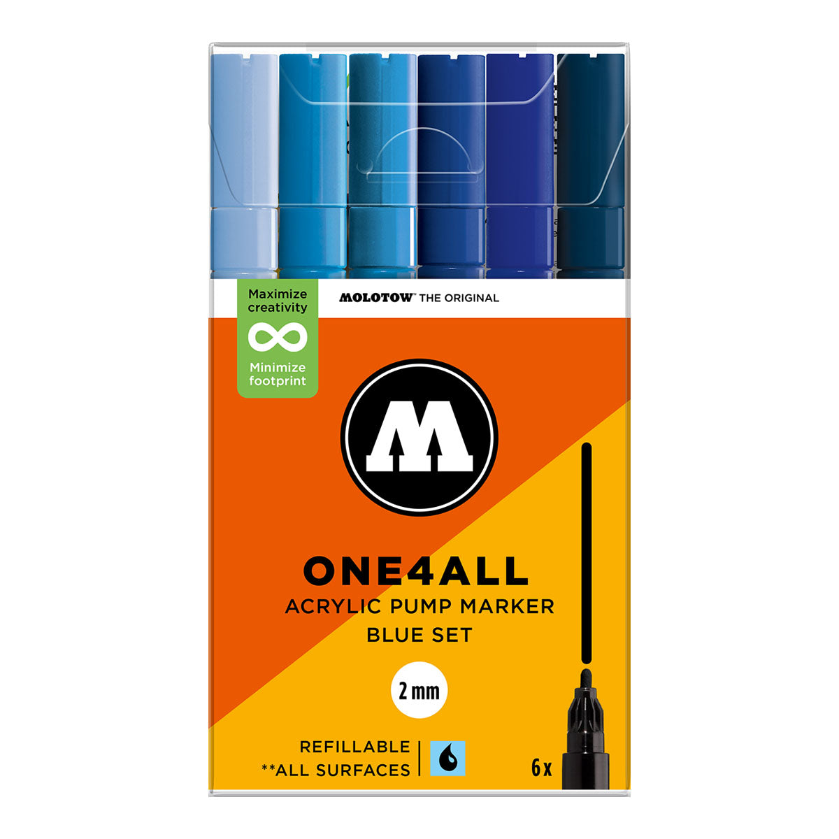 Molotow ONE4ALL 127HS 6set Blue