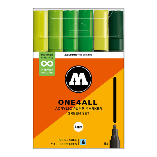 Molotow ONE4ALL 227HS 6set Green