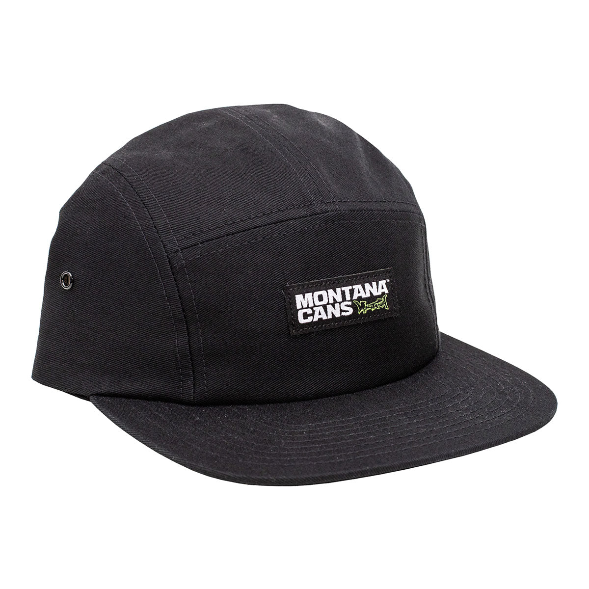 Montana Typo Logo 5-Panel Cap Black