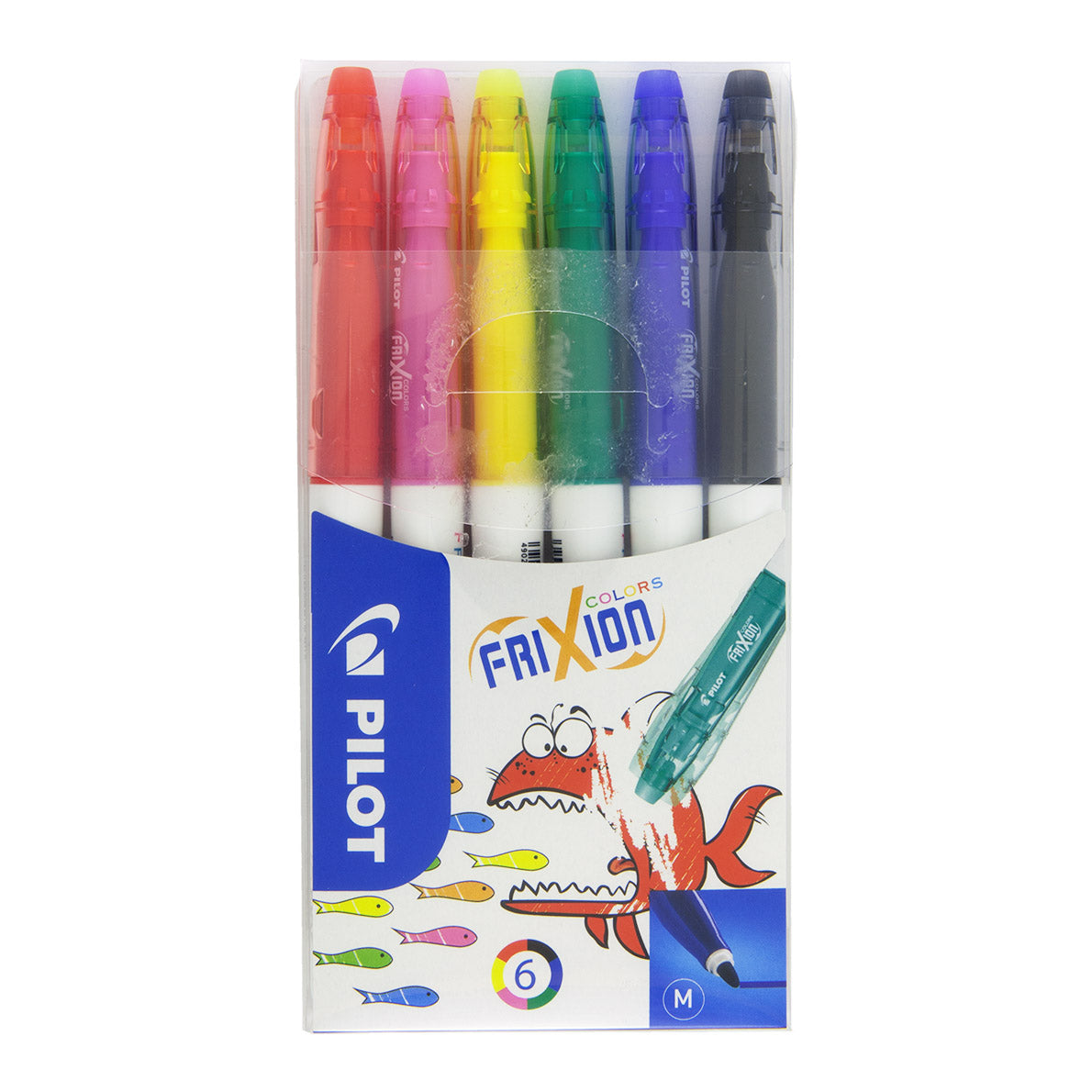 Pilot Frixion Colors M Erasable Markers 6set