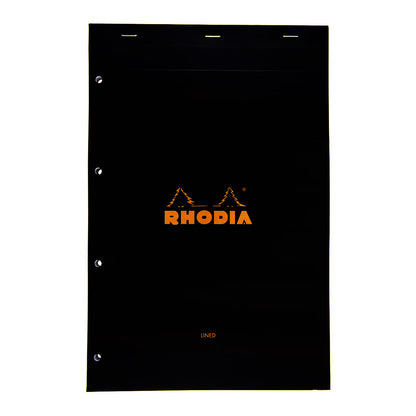 Rhodia Bloc No. 20 Notepad A4 Black, Ruled