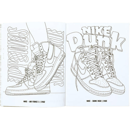 Sneaker Coloring Book