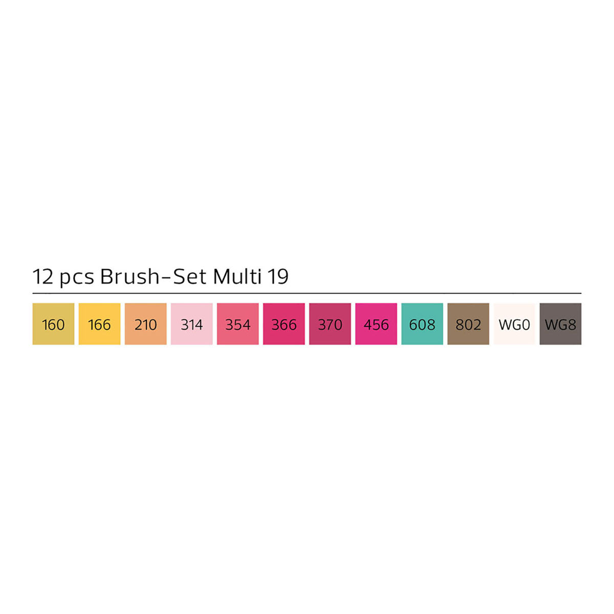 Stylefile Marker Brush 12 set Multiset 19