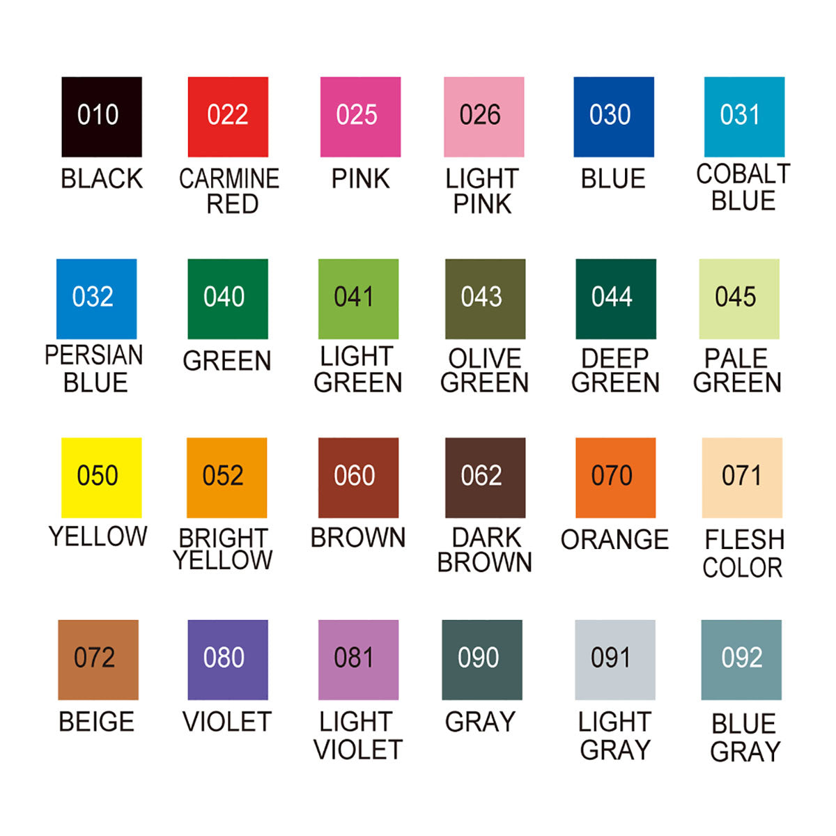 ZIG Kuretake Clean Color Real Brush Pen 24 Set
