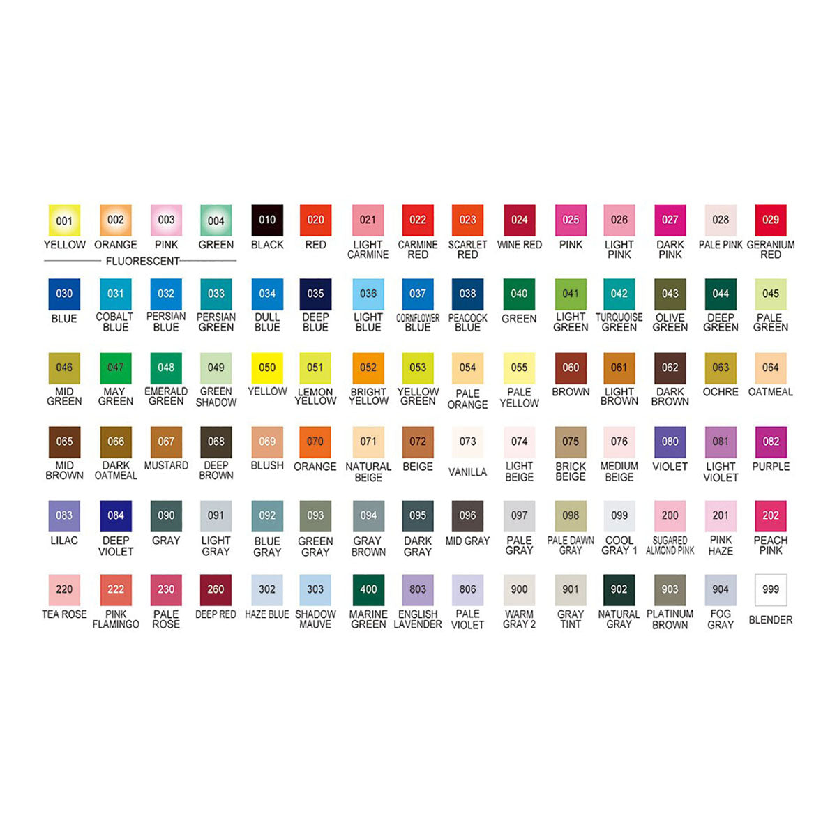 ZIG Kuretake Clean Color Real Brush Pen 90 Set