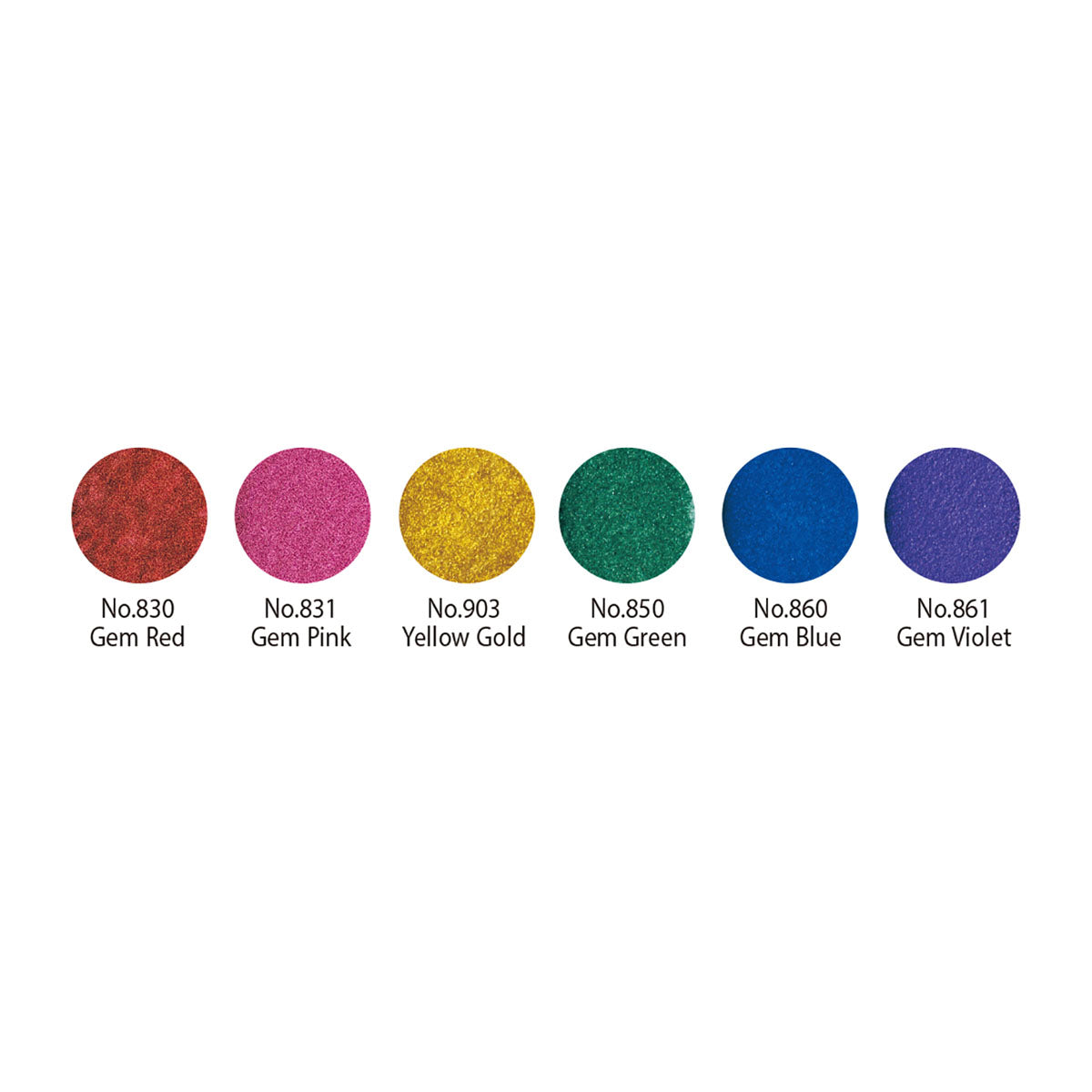 ZIG Kuretake Gansai Tambi Watercolor 6 set Gem Colors