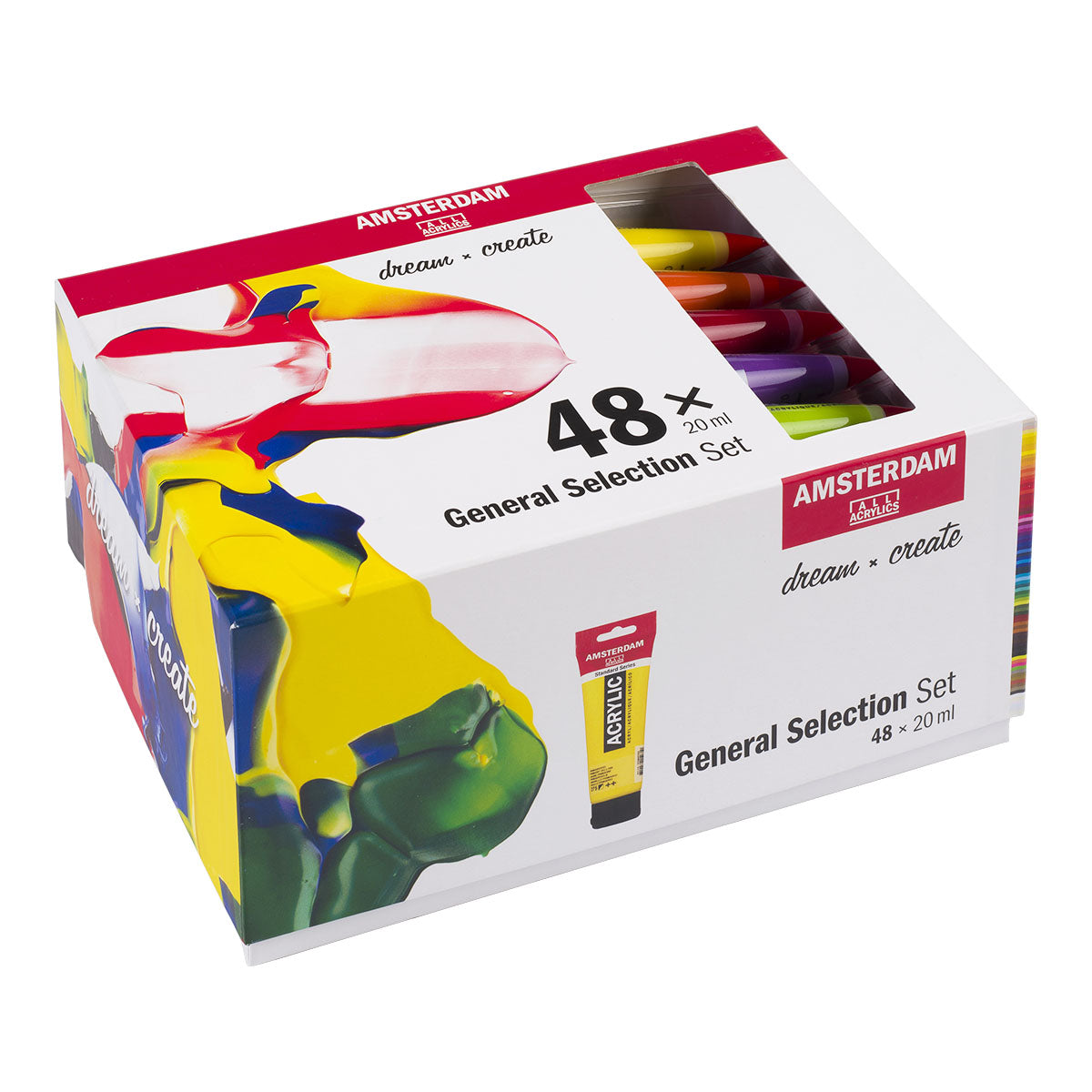 Amsterdam Standard Acrylic Paint 20 ml 48 Set General Selection