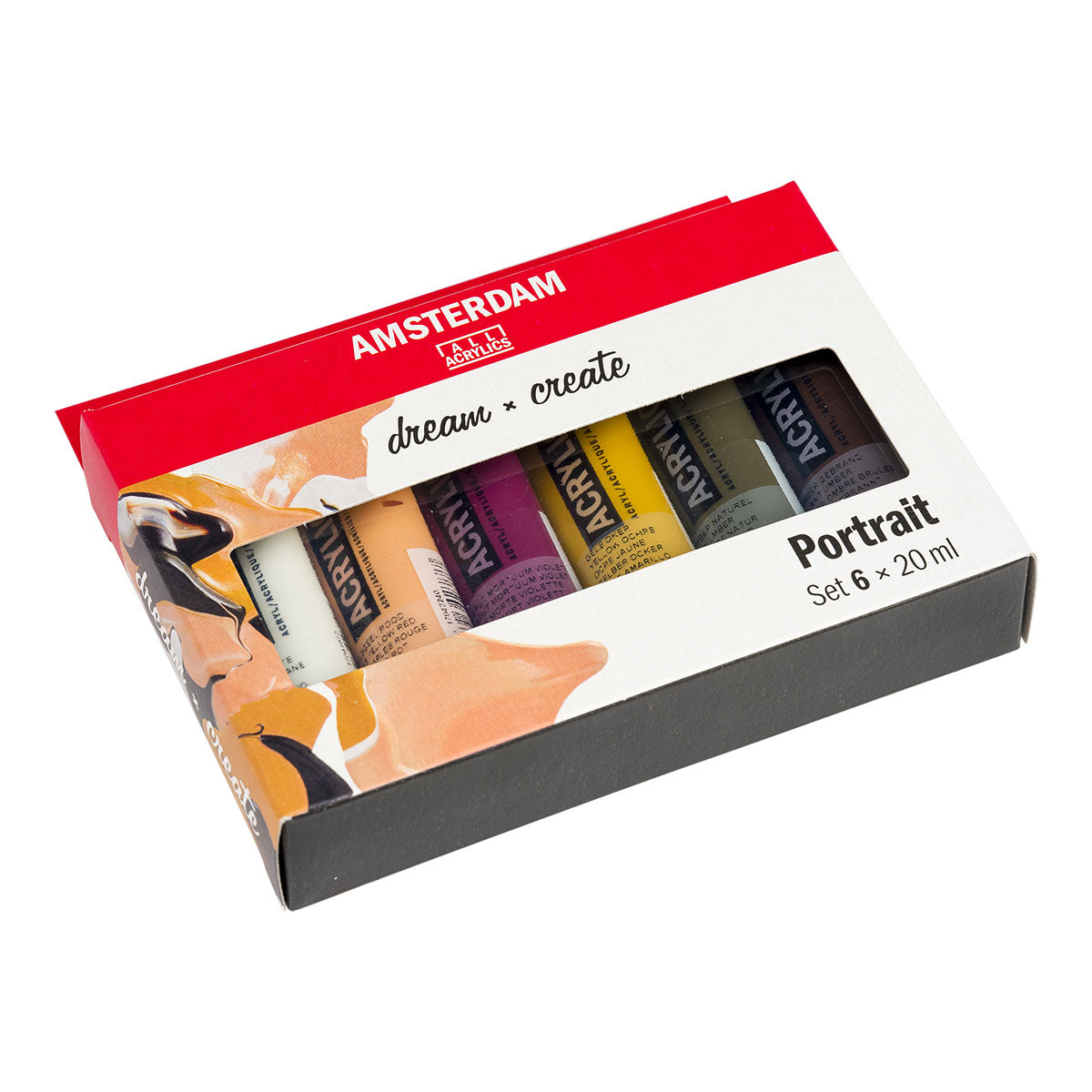 Amsterdam Standard Acrylic Paint 20 ml 6 Set Portrait