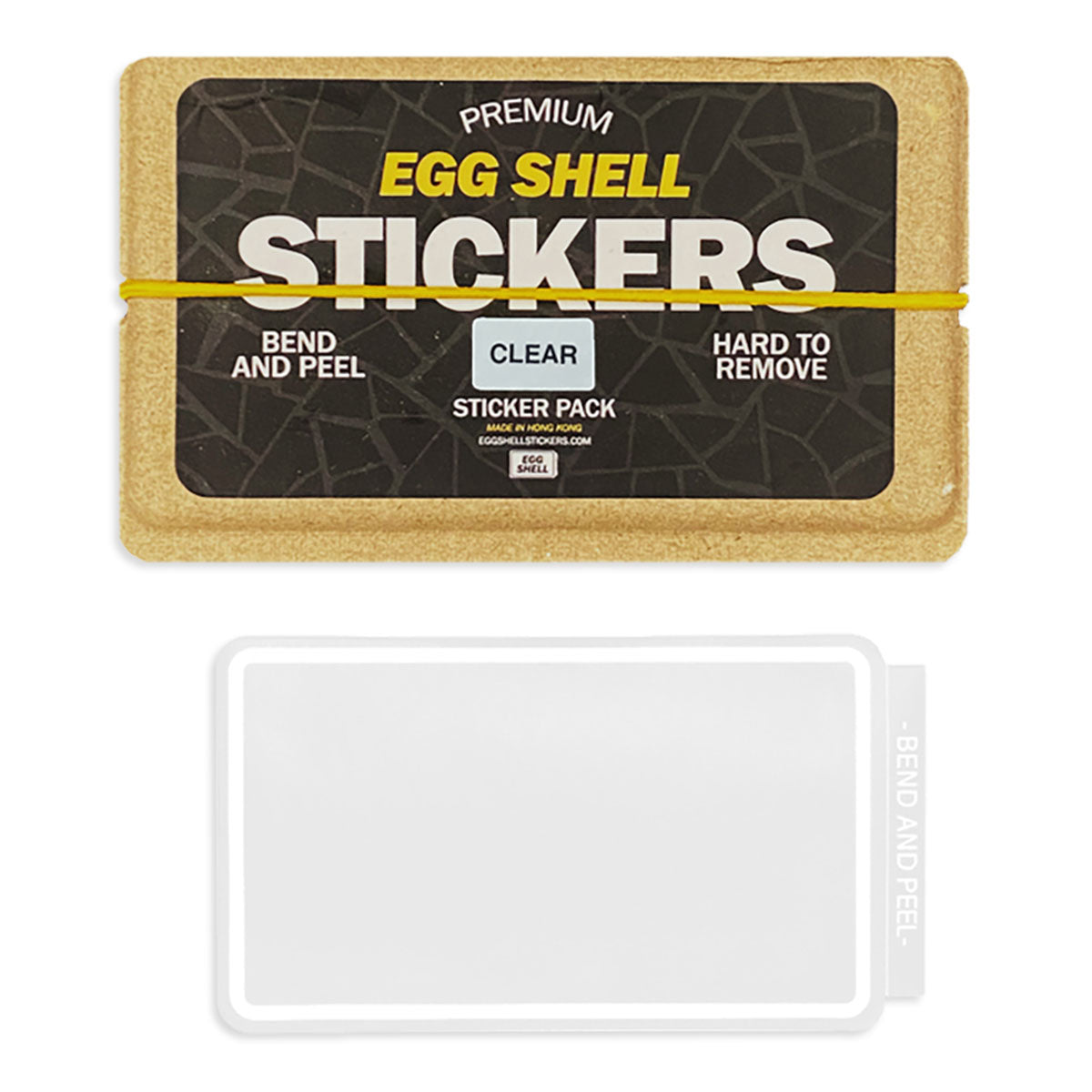 Egg Shell Stickers Clear (transparent) Line Border 50 pcs