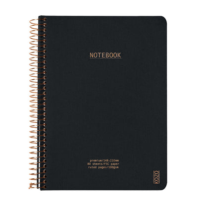 Kozo Premium A5 Notebook Ruled 160 Pages