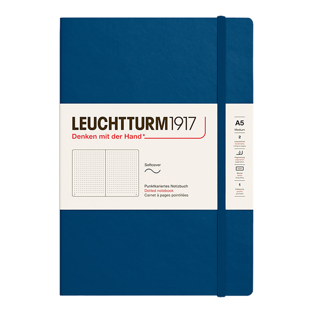 Leuchtturm1917 Notebook A5 Soft Cover, Dotted