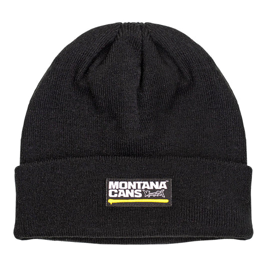 Montana Cans Typo Logo Beanie Black