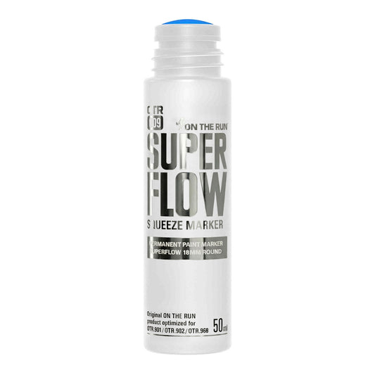 On The Run OTR.009-S Superflow Empty Squeeze Marker 18 mm (Silver Edition)