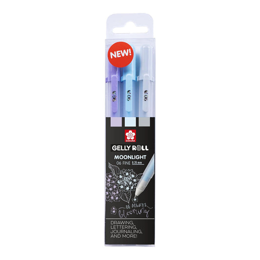 Sakura Gelly Roll 06 Moonlight 0.3 mm 3 set Calm Colors