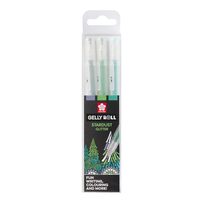 Sakura Gelly Roll 10 Stardust 0.5 mm 3 set Forest Colors