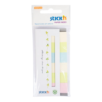 Stick'N Index Tabs 45x15 mm 100% Recycled Paper 6 Colors