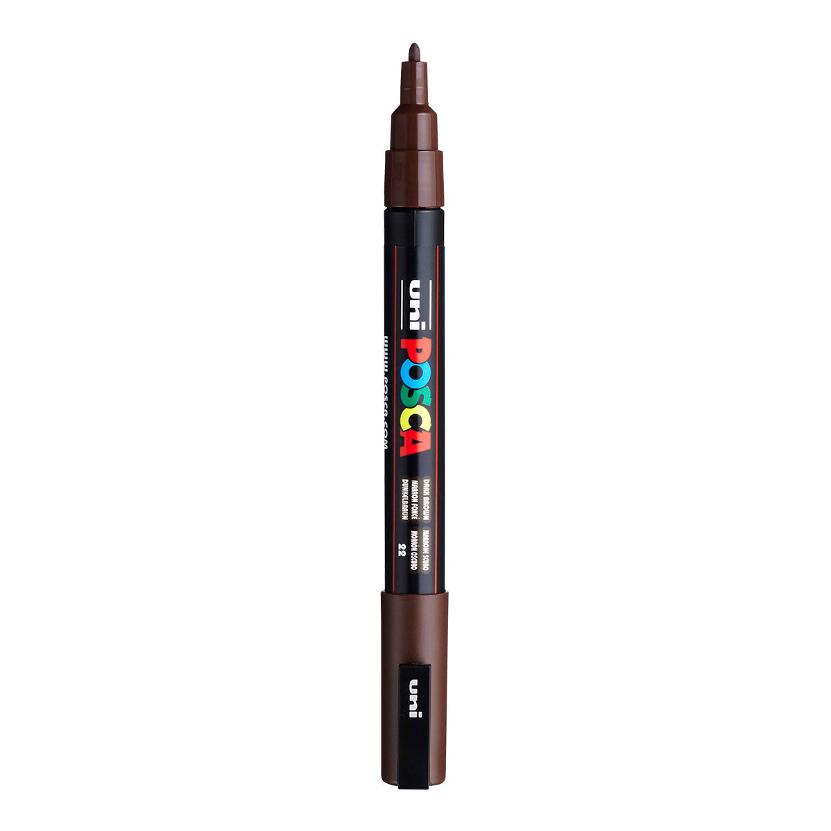 Uni Posca PC-3M Fine 1.3 mm paint marker in Dark Brown