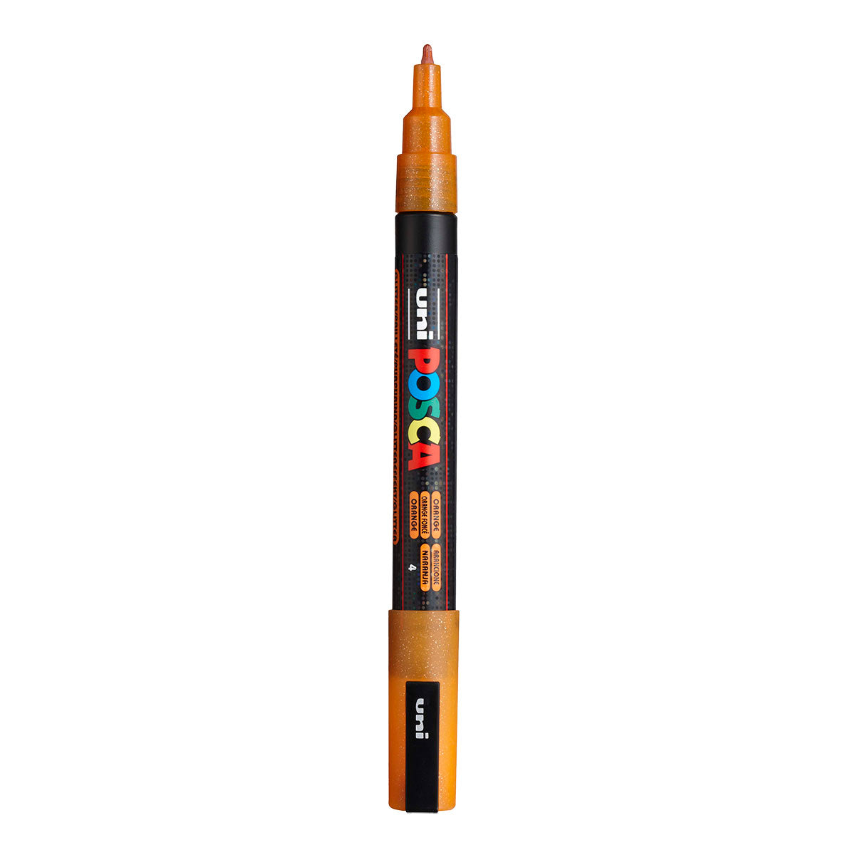 Uni Posca PC-3M Fine 1.3 mm paint marker in Glitter Orange