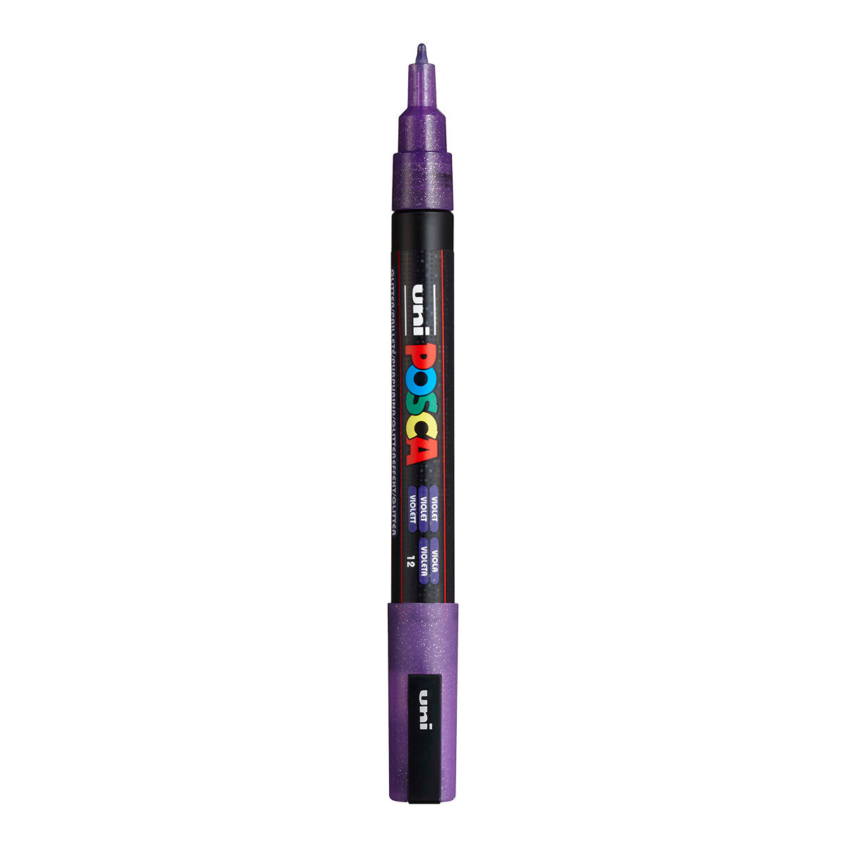 Uni Posca PC-3M Fine 1.3 mm paint marker in Glitter Violet