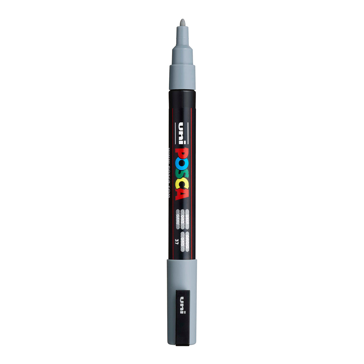 Uni Posca PC-3M Fine 1.3 mm paint marker in Grey
