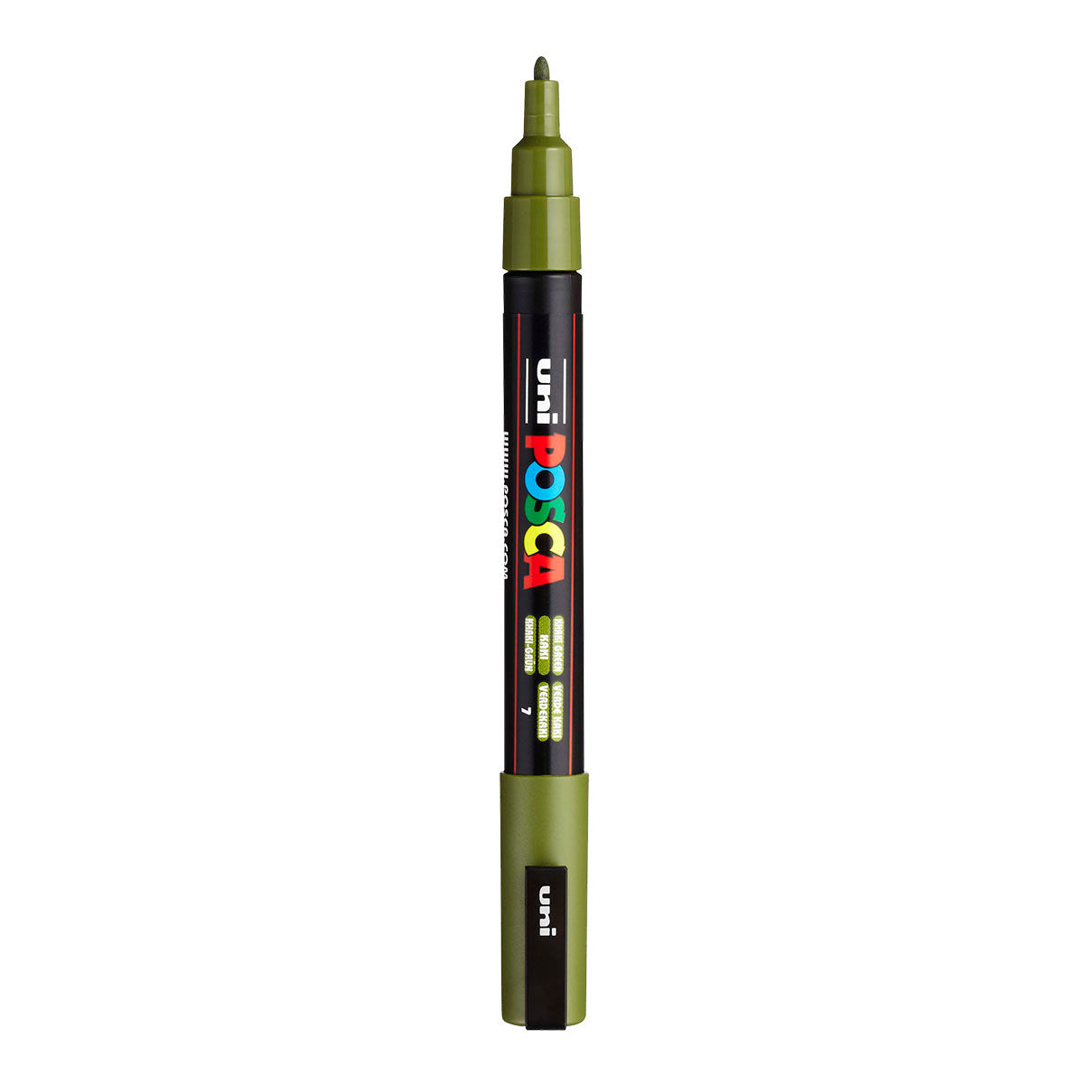 Uni Posca PC-3M Fine 1.3 mm paint marker in Khaki Green