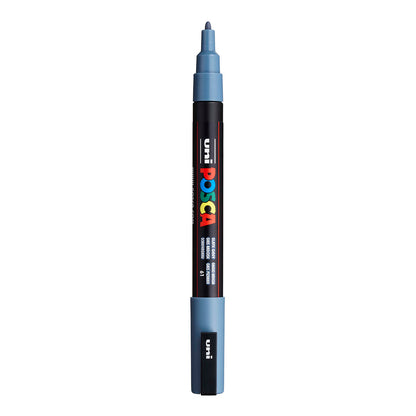 Uni Posca PC-3M Fine 1.3 mm paint marker in Slate Grey