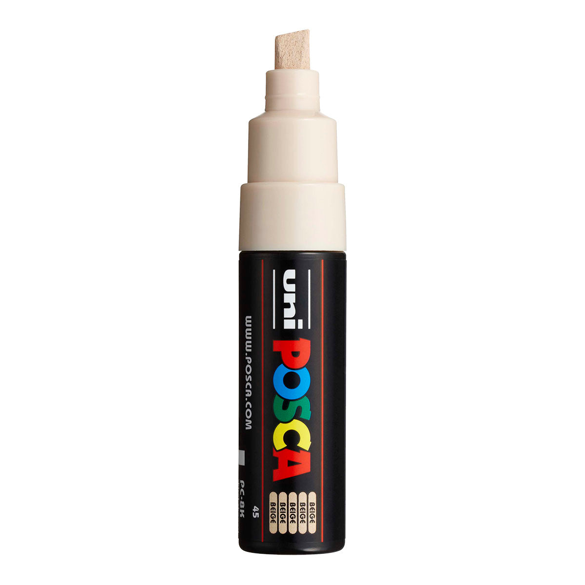 Uni Posca PC-8K Broad 8 mm paint marker in Beige
