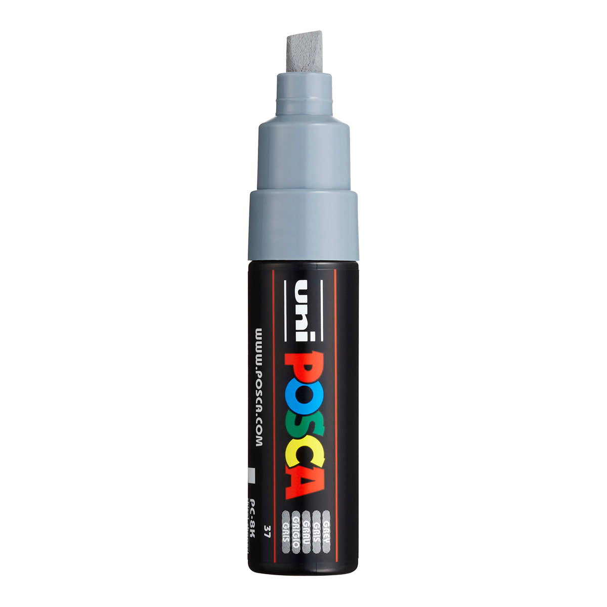 Uni Posca PC-8K Broad 8 mm paint marker in Grey