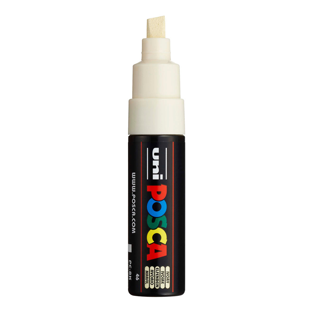 Uni Posca PC-8K Broad 8 mm paint marker in Ivory