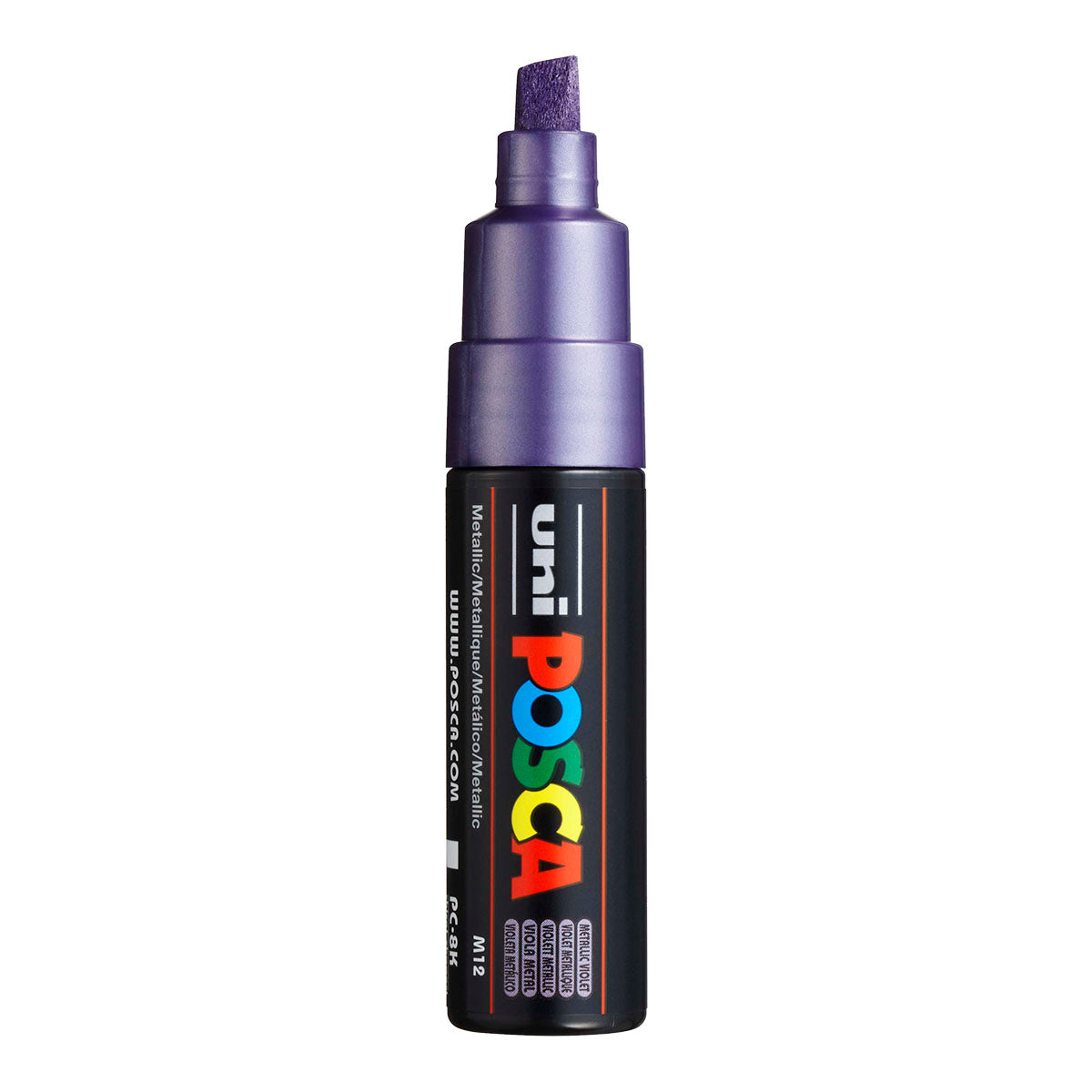 Uni Posca PC-8K Broad 8 mm paint marker in Metallic Violet