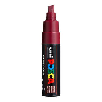 Uni Posca PC-8K Broad 8 mm paint marker in Red Wine