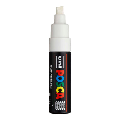 Uni Posca PC-8K Broad 8 mm paint marker in White